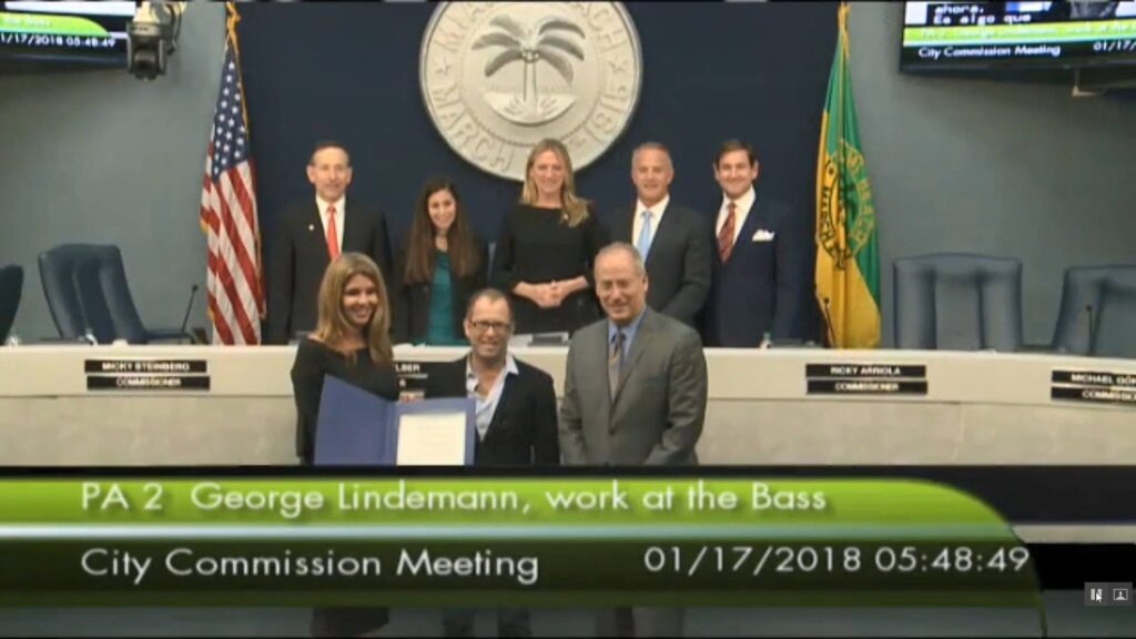 December 13th was George Lindemann Day in Miami Beach